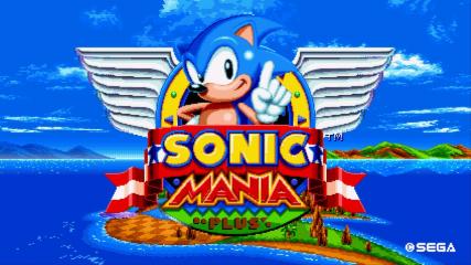 Sonic Mania Plus Title Screen